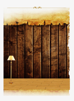 棕色木制墙板素材