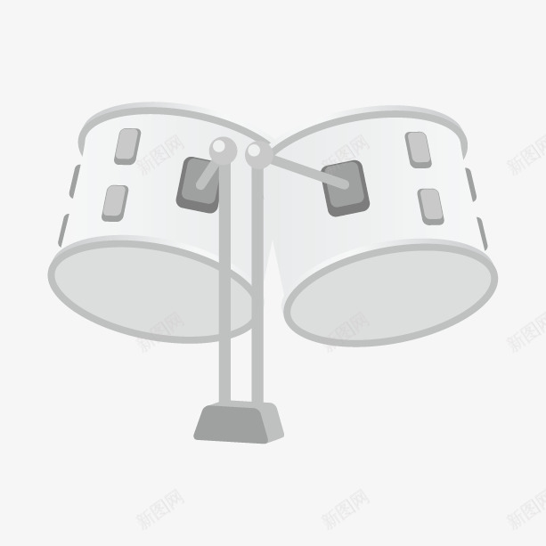 架子鼓png免抠素材_新图网 https://ixintu.com 乐器 卡通 手绘 架子鼓 舞台 音乐