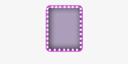 酷炫紫色文字框素材