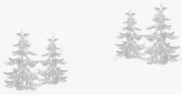 冬树png免抠素材_新图网 https://ixintu.com 冬季 冬树 冰 松树 树木 植物