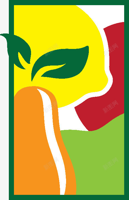 彩色色块图标png_新图网 https://ixintu.com Logo 健康 图标 时尚 环保 科技