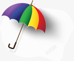 多彩雨伞唯美多彩雨伞高清图片