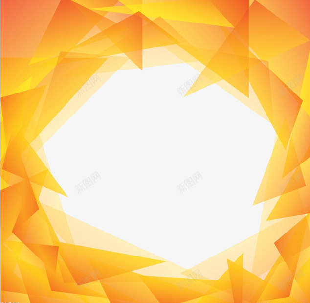 橙色色块环png免抠素材_新图网 https://ixintu.com 橙色 橙色色块 色块 色块环
