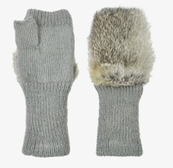 舒适的手套kenmont长款马海毛针织兔毛手套高清图片