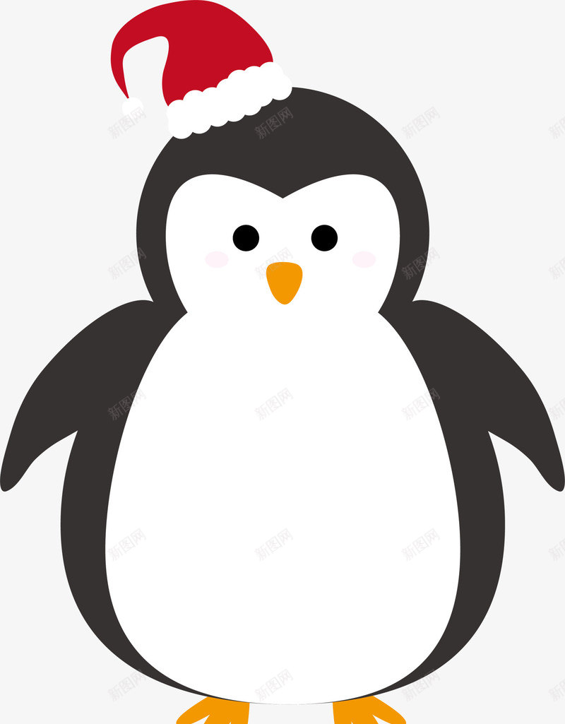 黑色卡通圣诞节企鹅png免抠素材_新图网 https://ixintu.com Christmas Merry 冬天 冬季 可爱企鹅 圣诞快乐 圣诞节 装饰图案
