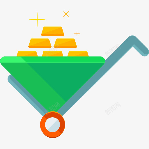 金元宝图标png_新图网 https://ixintu.com 业务 元宝 商业和金融 银行 黄金