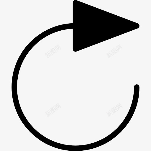 刷新符号图标png_新图网 https://ixintu.com 刷新 圆 曲线箭头 箭 箭箭圆