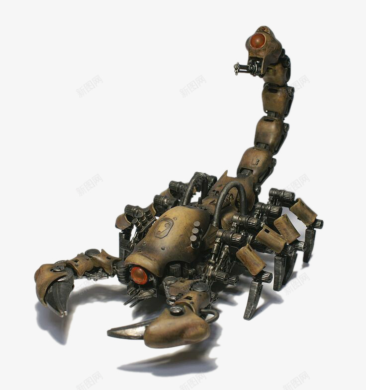 机械蝎子png免抠素材_新图网 https://ixintu.com 卡通手绘 机器人 蝎子