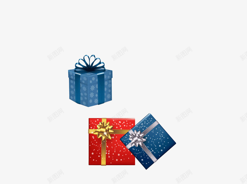 圣诞礼品盒png免抠素材_新图网 https://ixintu.com 圣诞素材 圣诞节 礼品盒