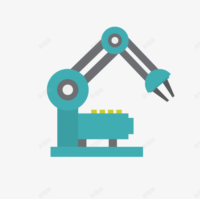 机械手臂图标png_新图网 https://ixintu.com 图标 智能 自动化