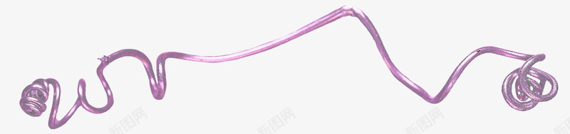 曲线立体圆管png免抠素材_新图网 https://ixintu.com 圆管 曲线 紫色 线条