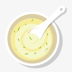 碗装食物汤图案图案矢量图素材