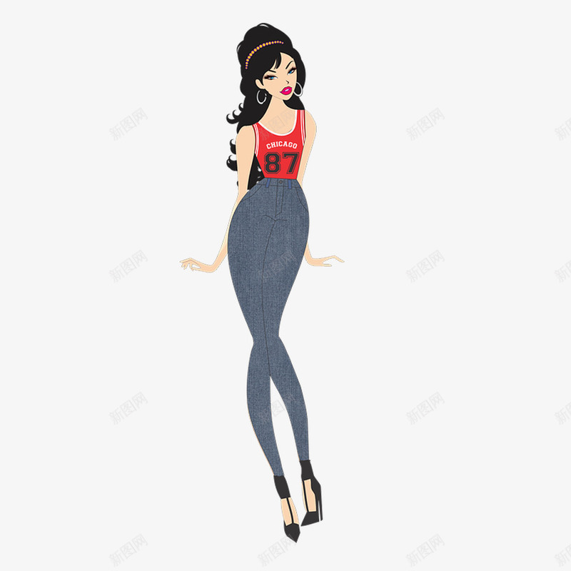 美女png免抠素材_新图网 https://ixintu.com 女性 年轻 时尚