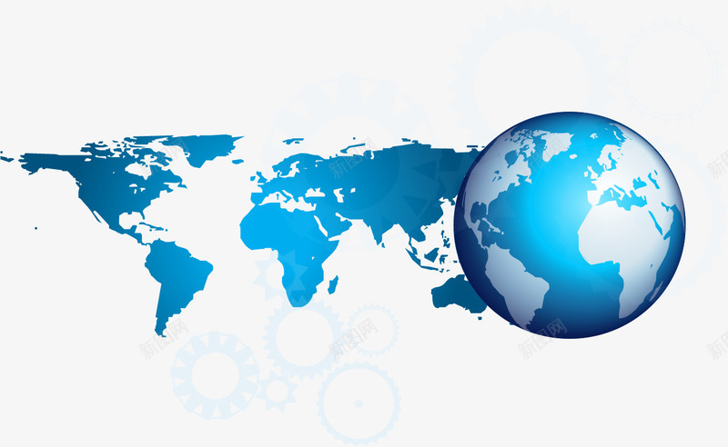 商务信息图表png免抠素材_新图网 https://ixintu.com PPT元素 世界地图 信息图表 信息标签 商务金融 图表元素 地球 演示图形