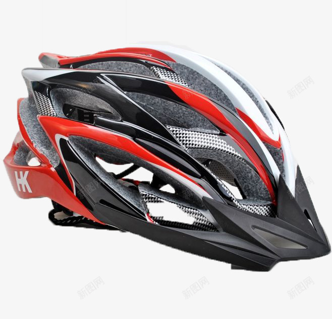 红黑头盔png免抠素材_新图网 https://ixintu.com 创意 炫酷 简约 自行车配件 配件