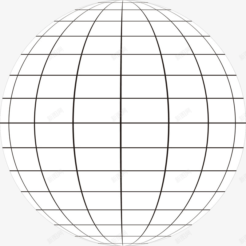 地球线条图标png_新图网 https://ixintu.com 卡通地球 地球 地球仪 地球图 手绘地球 点 点线地球 球 球体 矢量地球 线