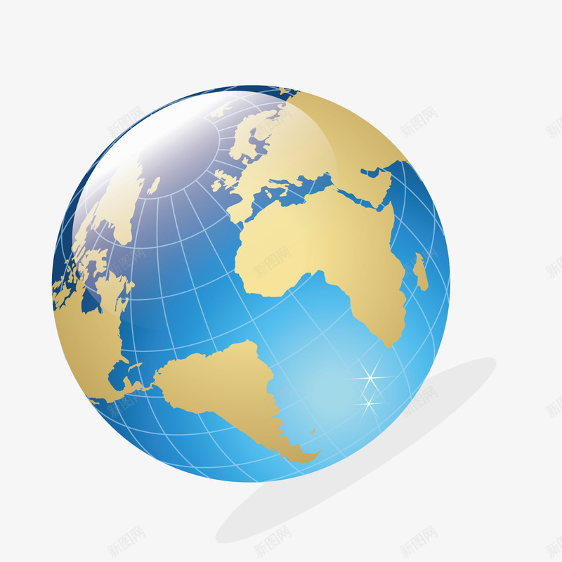 条状地球矢量图ai免抠素材_新图网 https://ixintu.com 世界 地图 地球 平面 条状 纹理 网状 蓝色 矢量图