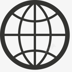 浏览器图标浏览器地球全球互联网世界lin图标高清图片