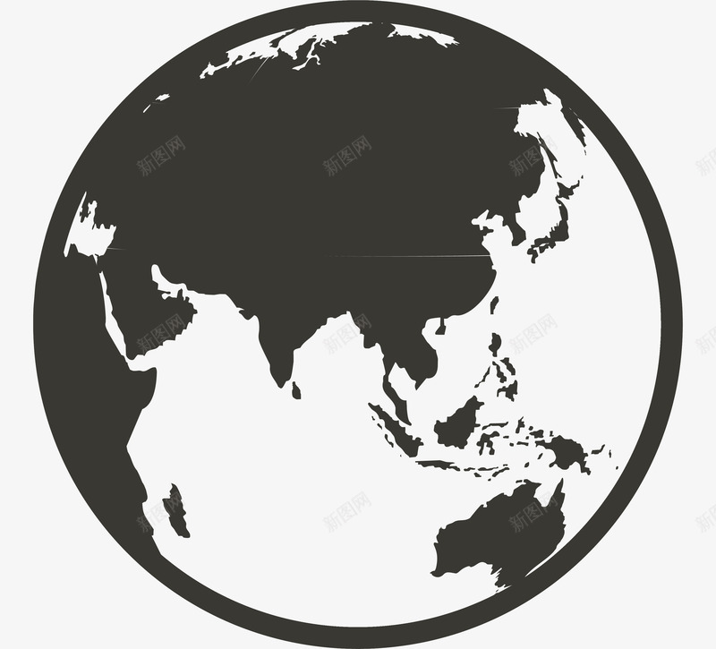 卡通地球图标png_新图网 https://ixintu.com 卡通地球 地球 地球仪 地球图 手绘地球 点 点线地球 球 球体 矢量地球 线