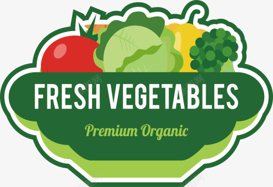 蔬菜logo图标图标