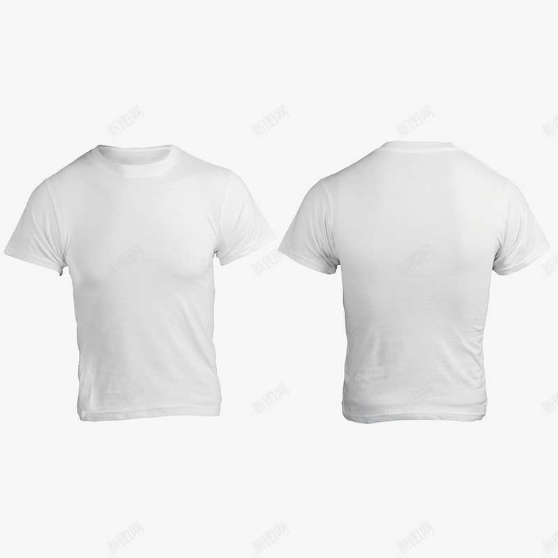 两件白T恤png免抠素材_新图网 https://ixintu.com T恤 半袖 服装 白T恤 短袖 衣服