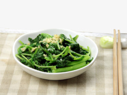 汤菜白苋菜野菜食物高清图片