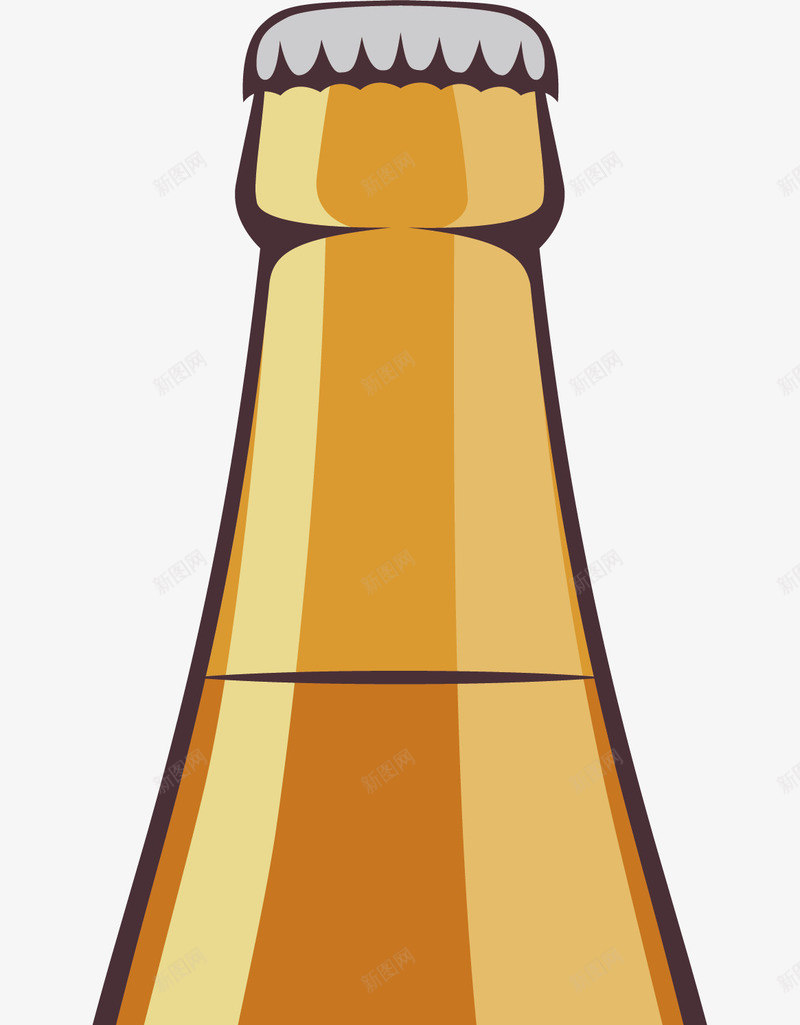 黄色酒瓶png免抠素材_新图网 https://ixintu.com 卡通酒瓶 啤酒瓶 白酒瓶 空酒瓶 红酒瓶 葡萄酒瓶 酒瓶 酒瓶矢量 酒瓶设计 黄色