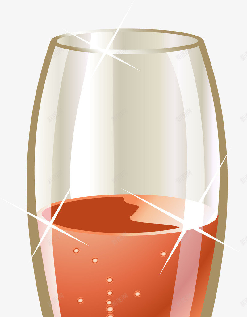 透明玻璃杯装饮品png免抠素材_新图网 https://ixintu.com 啤酒 红酒 透明玻璃杯 饮品