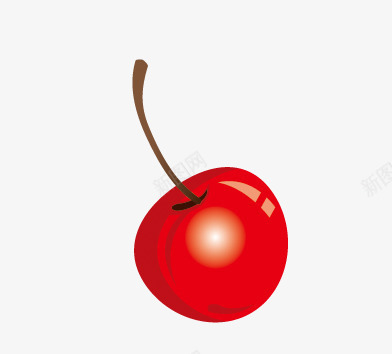 卡通手绘一个水果樱桃png免抠素材_新图网 https://ixintu.com 一个 卡通 手绘 樱桃 水果