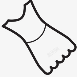 衣服手绘画画图形手绘裙子高清图片
