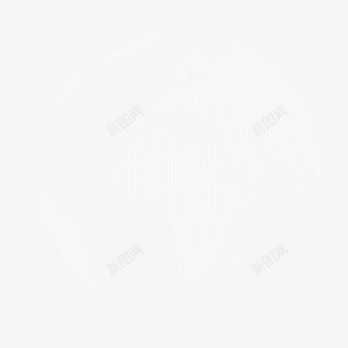 白色简约装饰线性地球png免抠素材_新图网 https://ixintu.com 地球 白色底纹 简约装饰 线性装饰 装饰图 设计图