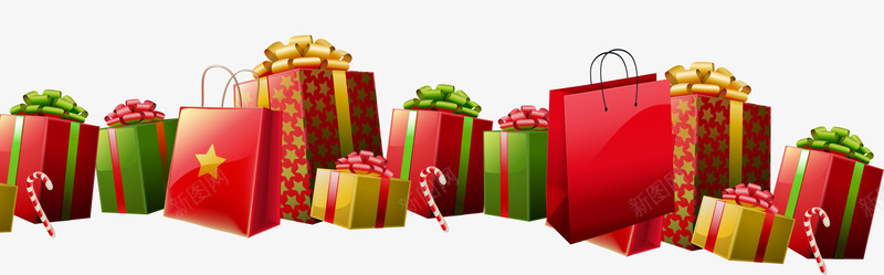 红绿礼物盒png免抠素材_新图网 https://ixintu.com 圣诞 圣诞礼物 盒子 礼品 礼物 礼物盒 礼盒