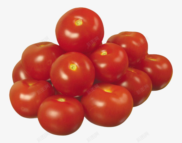 一堆西红柿png免抠素材_新图网 https://ixintu.com png素材 产品实物 时令蔬菜 果蔬 红色 食物