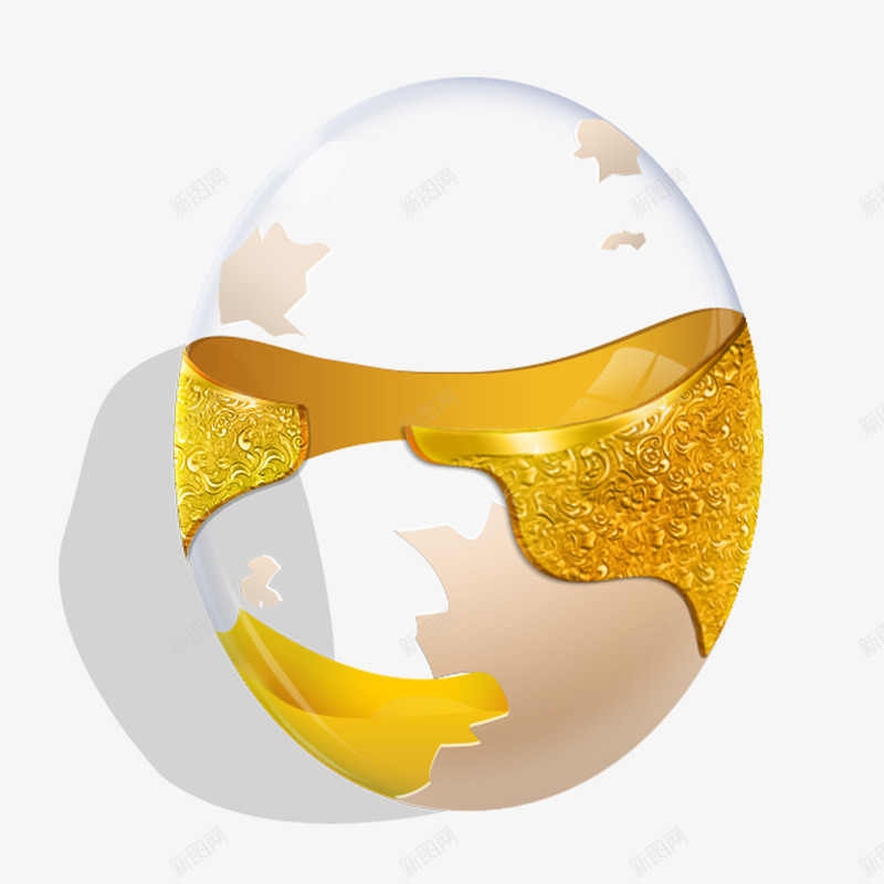 透明黄金鸡蛋png免抠素材_新图网 https://ixintu.com psd 灰色 玻璃 蛋壳 透明黄金鸡蛋免费下载 鸡蛋 黄金