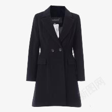 黑色大衣png免抠素材_新图网 https://ixintu.com 大衣 女性服饰 时尚 衣服 黑色