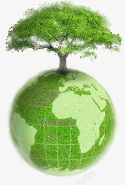 绿色地球上的大树医疗素材