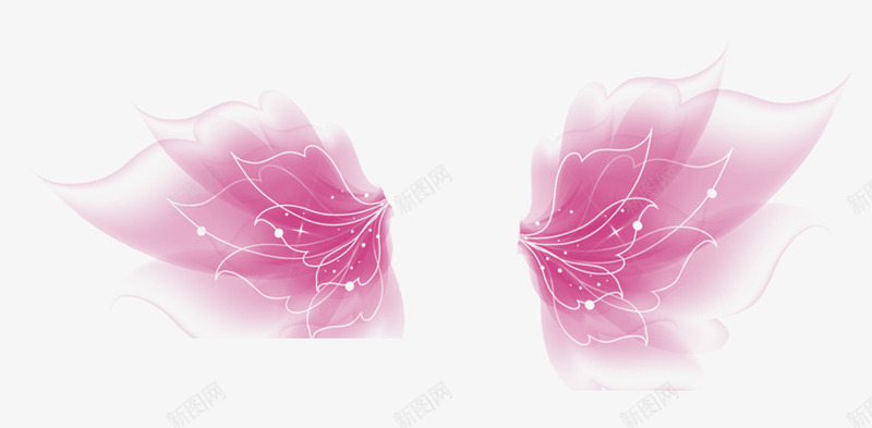 浅紫色花瓣png免抠素材_新图网 https://ixintu.com 紫色 翅膀 翅膀类花朵 花瓣