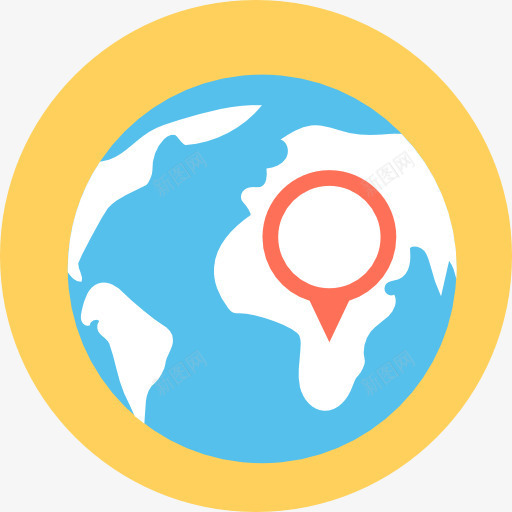 地球环球图标png_新图网 https://ixintu.com 世界的接口 互联网 全球网格 土工格栅 在世界范围内 地图和位置 地球仪 多媒体 无线互联网 标志