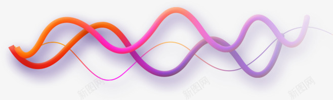 彩色漂浮曲线装饰png免抠素材_新图网 https://ixintu.com 彩色 曲线 曲线装饰 漂浮 装饰