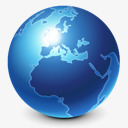 blue蓝色浏览器地球全球全球国际互联高清图片
