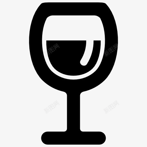 红酒杯图标png_新图网 https://ixintu.com wine 葡萄酒 酒 酒杯