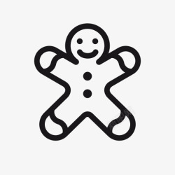 gingerbread糖果圣诞节饼干姜饼姜饼人男人概高清图片