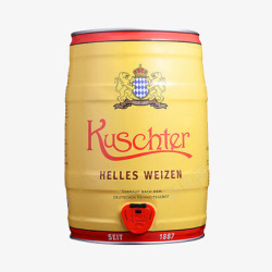 库斯特德国桶装啤酒高清图片