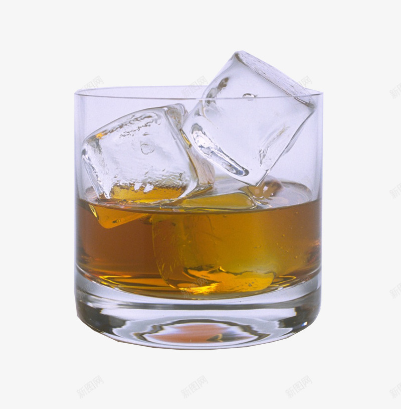 啤酒png免抠素材_新图网 https://ixintu.com 冰块 啤酒 夏日元素 酒杯