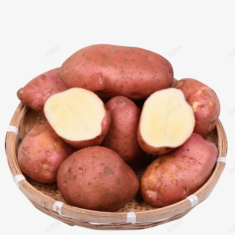 红皮土豆png免抠素材_新图网 https://ixintu.com 产品实物 土豆 红皮土豆 蔬菜