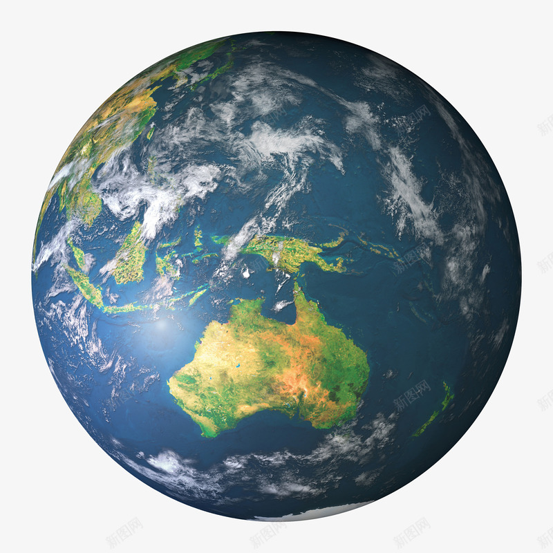 蓝色地球澳洲俯视图png免抠素材_新图网 https://ixintu.com 俯视图 地球 澳洲 蓝色 蓝色地球