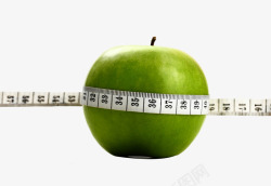 测量苹果软尺素材
