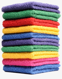 整齐的毛巾干净整齐的毛巾高清图片