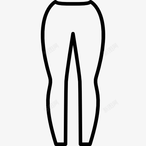 leggins图标png_新图网 https://ixintu.com femenine 女性 时尚 服装 裤子