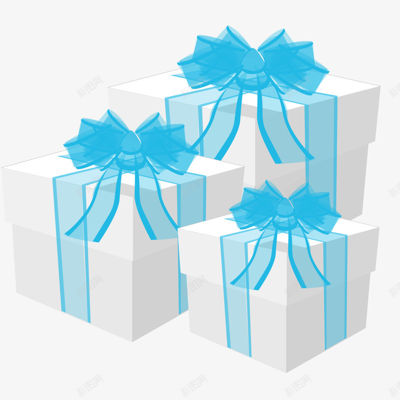 白色礼品盒系列png免抠素材_新图网 https://ixintu.com 白色礼盒 礼品 礼品盒 礼品盒系列